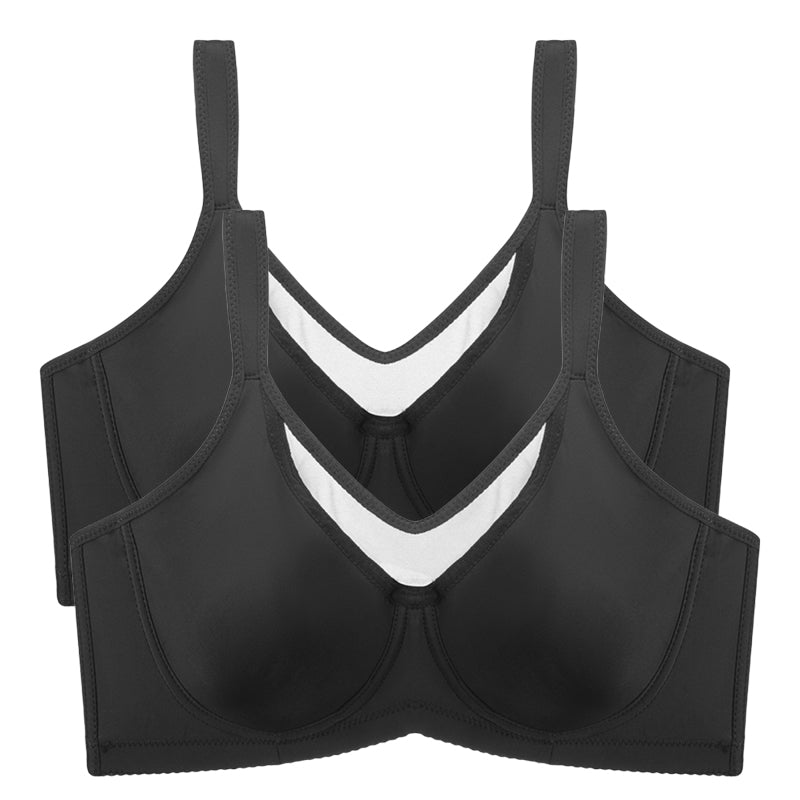 🔥Black Friday Deal! 5-PACK Only $24.99 💐 Women's Elegant Sheer Full Coverage Plus Size Bra