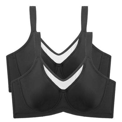 🔥Black Friday Deal! 5-PACK Only $24.99 💐 Women's Elegant Sheer Full Coverage Plus Size Bra