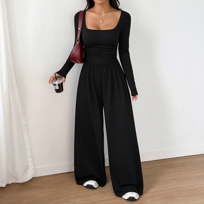 🔥 BESTSELLER | 8PCS $26.99 | Women's Knit Wide Leg Jumpsuit