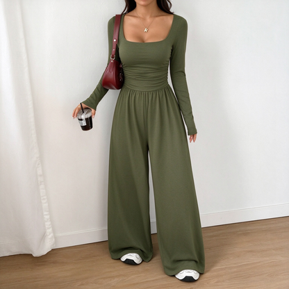 🔥 BESTSELLER | 8PCS $26.99 | Women's Knit Wide Leg Jumpsuit