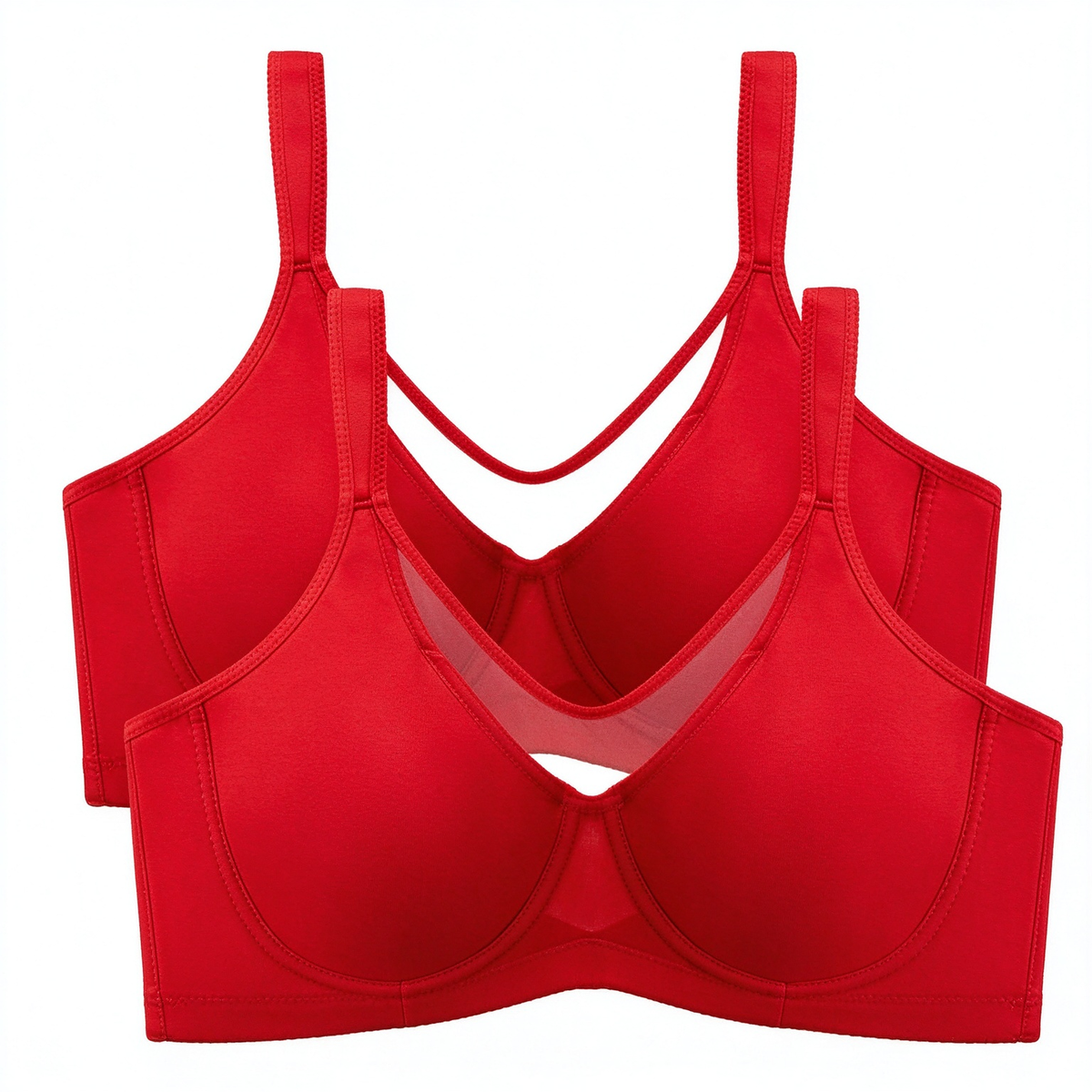 🔥Black Friday Deal! 5-PACK Only $24.99 💐 Women's Elegant Sheer Full Coverage Plus Size Bra