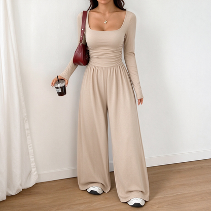 🔥 BESTSELLER | 8PCS $26.99 | Women's Knit Wide Leg Jumpsuit