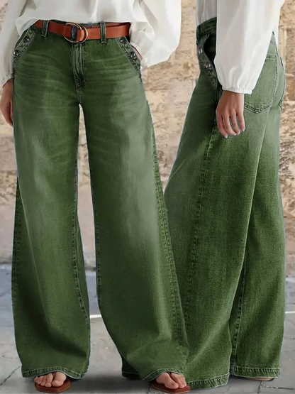 Black Friday Sale| Women's Loose Fit Baggy Oversized Straight Leg Denim Jeans with Pockets