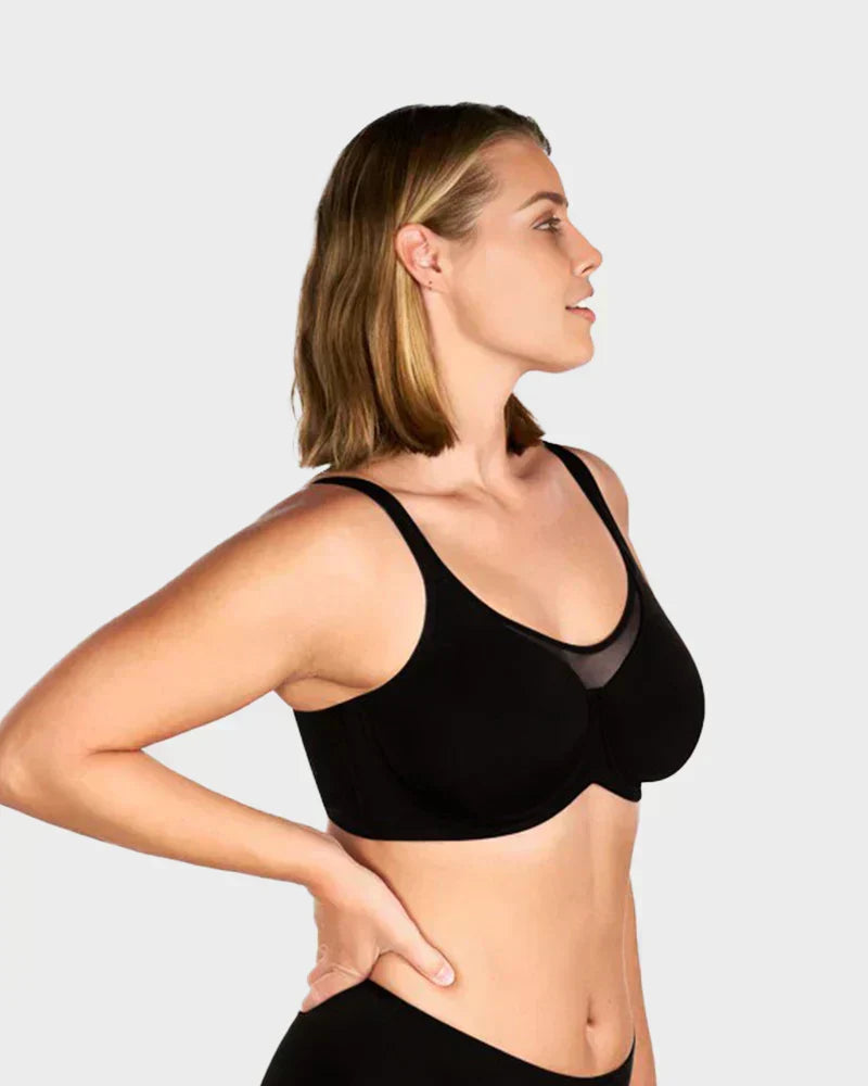 🔥Black Friday Deal! 5-PACK Only $24.99 💐 Women's Elegant Sheer Full Coverage Plus Size Bra