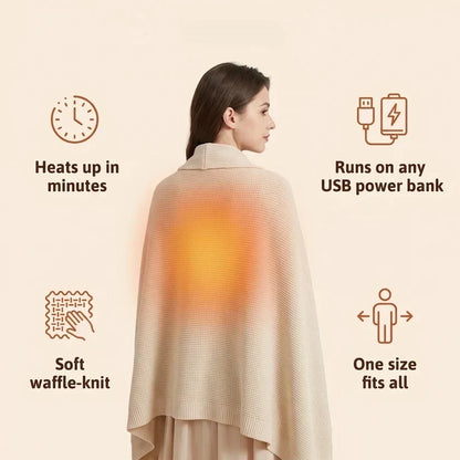 9-Piece Heated Shawl Bundle 🎃 Early Halloween Sale | Grab 9 Warm Shawls for Only $26.99