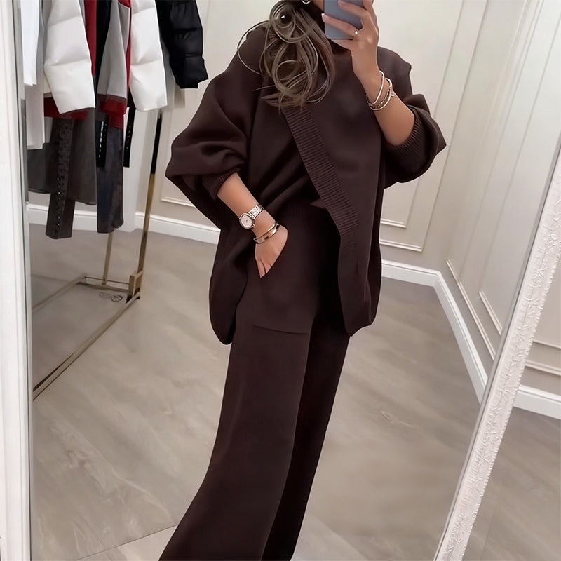 🎁LAST DAY SALE 50% OFF💃💓Women's 2-Piece Oversized Sweater & Pants Set
