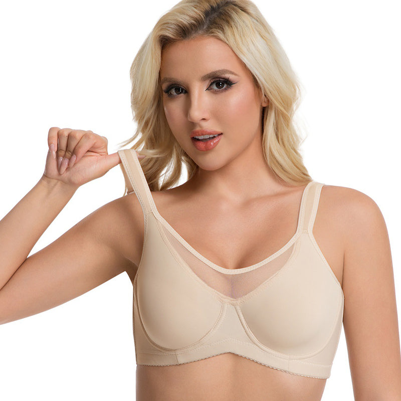 🔥Black Friday Deal! 5-PACK Only $24.99 💐 Women's Elegant Sheer Full Coverage Plus Size Bra